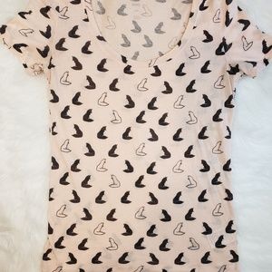 BDG Pink Fox T Shirt